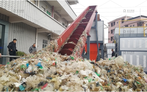 韩国仁川 废旧地膜、农膜、大棚膜破碎清洗回收加工生产线